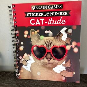 NEWBrain games sticker by number - cat-itude